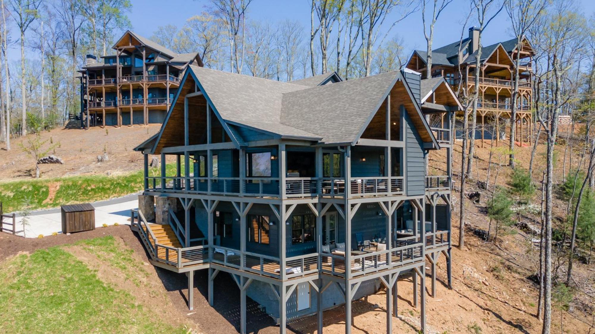 Mountain Air - Luxury Mountain View Cabin Blue Ridge Ngoại thất bức ảnh