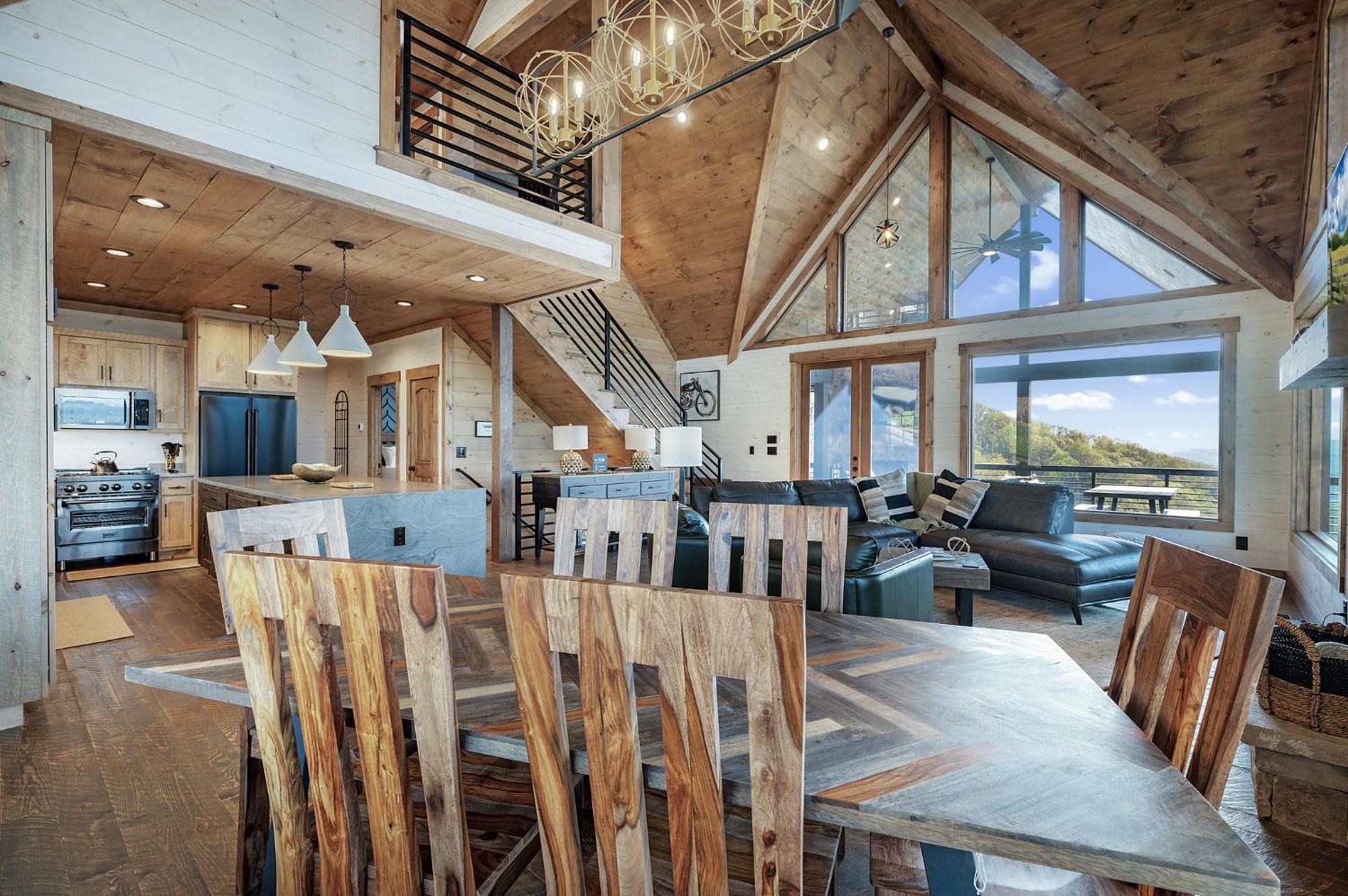 Mountain Air - Luxury Mountain View Cabin Blue Ridge Ngoại thất bức ảnh