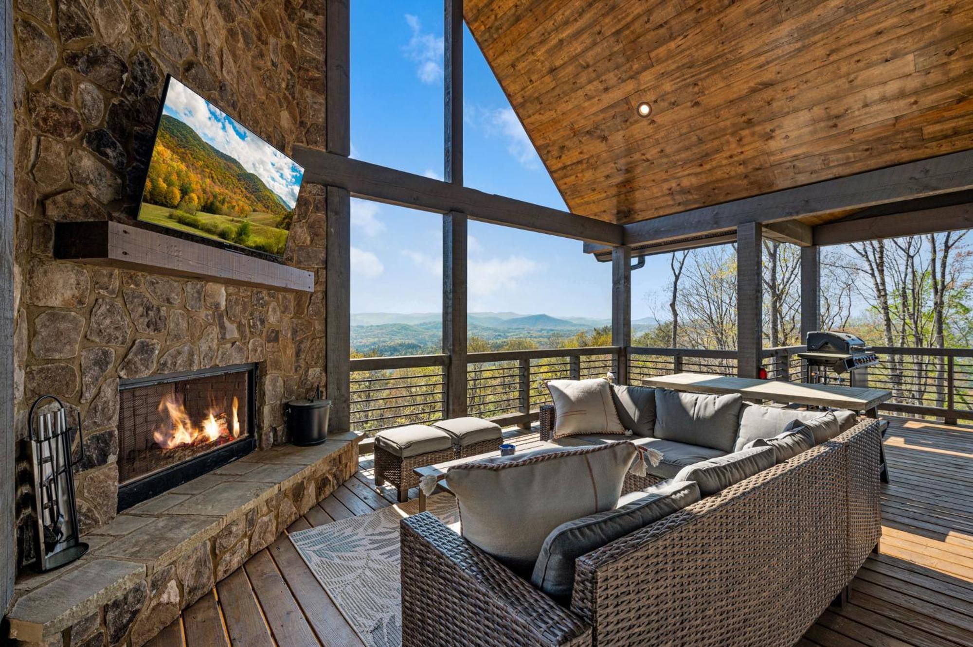 Mountain Air - Luxury Mountain View Cabin Blue Ridge Ngoại thất bức ảnh